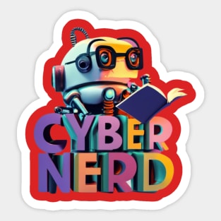 Cyber Nerd Sticker